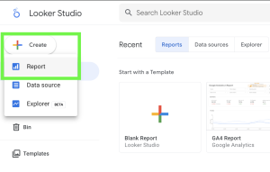 how to create a looker report guide screenshot